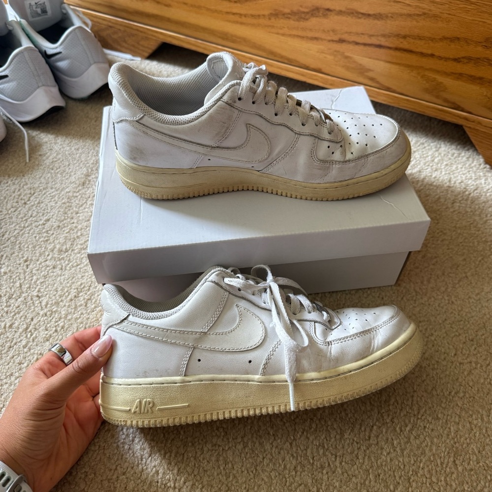 Nike Air Force 1 Low White with Beige Sole